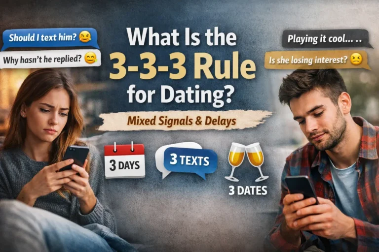What Is the 3-3-3 Rule for Dating (And What It Actually Signals)